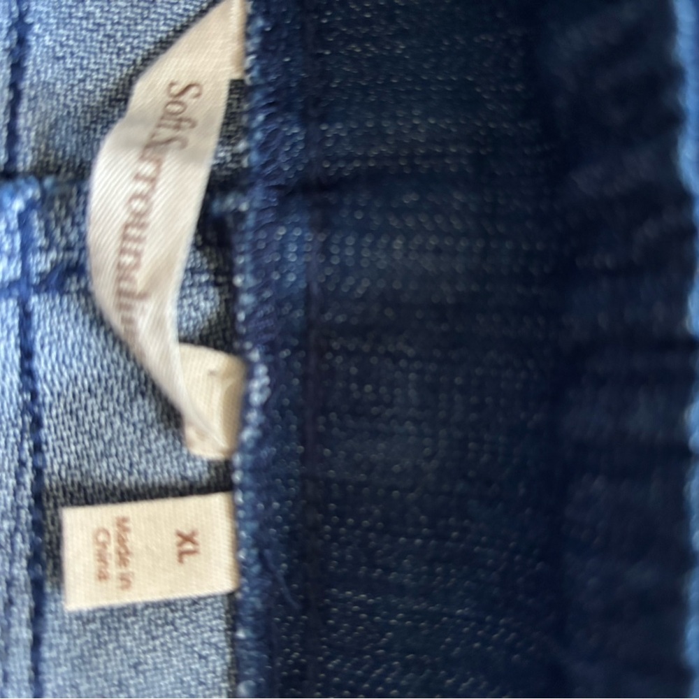 Soft Surroundings XL denim ankle jeans - Picture 12 of 13